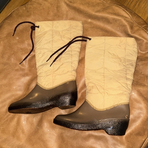 Vintage women’s Rain snow winter boots moulded construction USA UK 5 US 7 - Picture 4 of 6